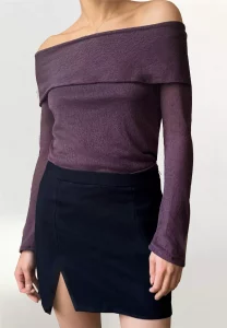 Patron couture PDF JADE - Top robe off shoulder - Top version B